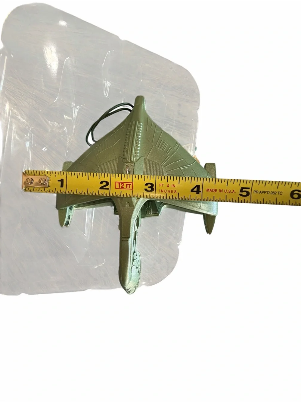 1995 Hallmark Star Trek Romulan Warbird Magic Light Ornament TNG Box